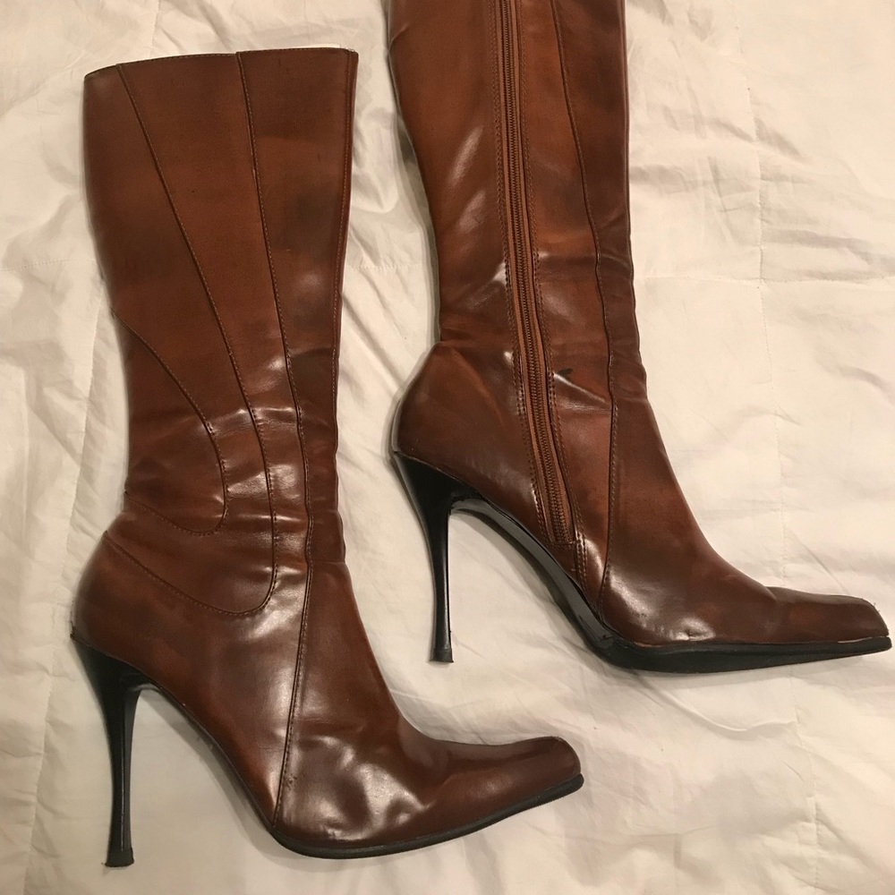Tobacco brown boots